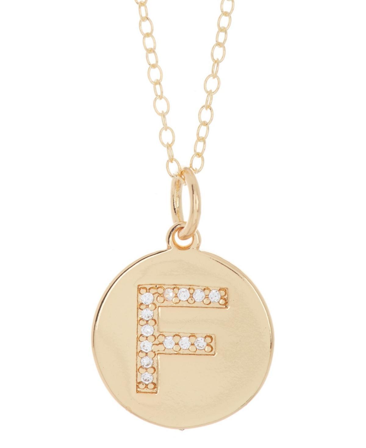 brook & york Madeline 14K Gold Plated Initial Pendant Product Image