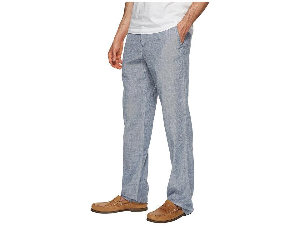 Tommy Bahama Beach Linen Elastic Waist Pants (Maritime) Men's Casual Pants Product Image