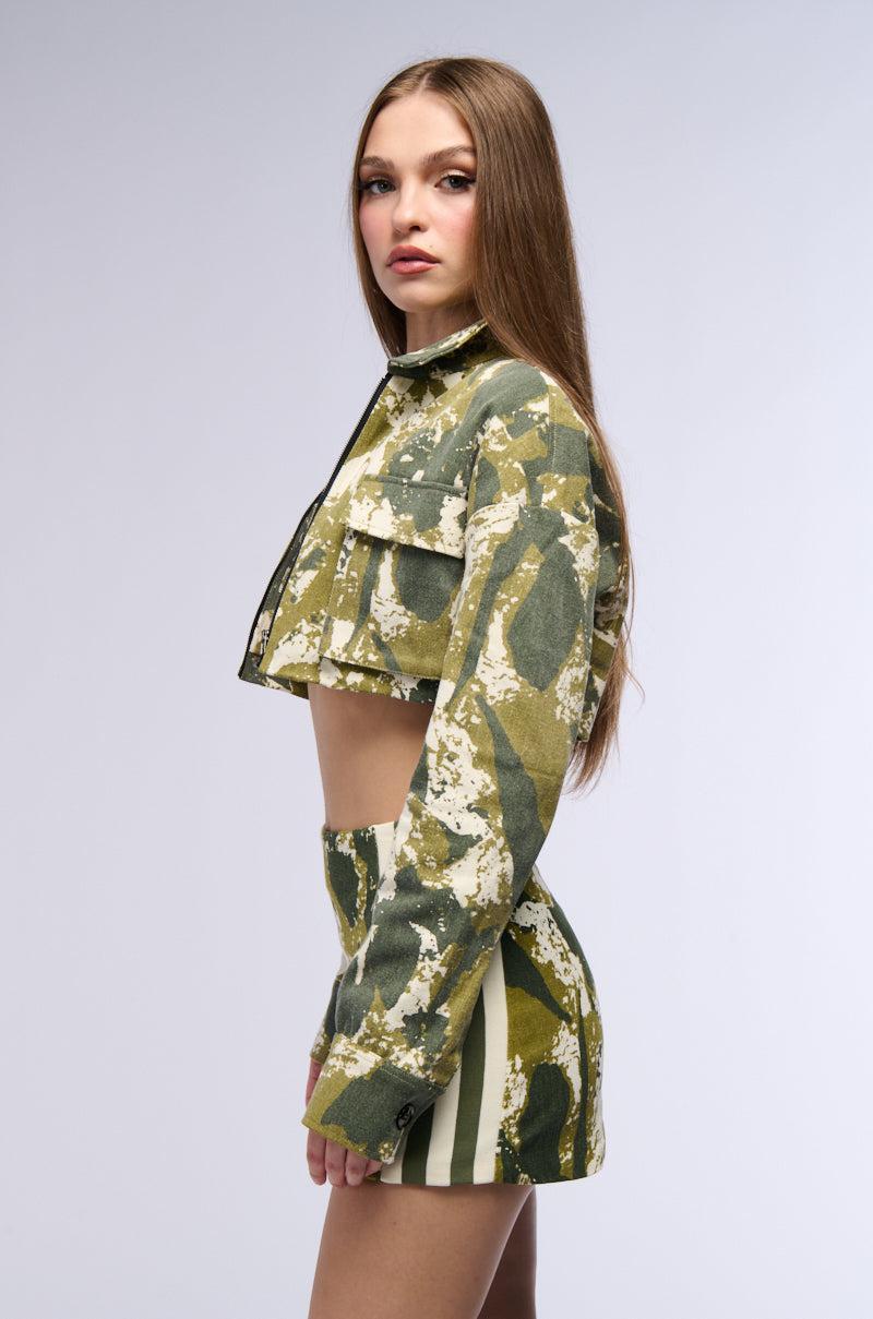 ABSTRACT CAMO UTILITY BOMBER Product Image