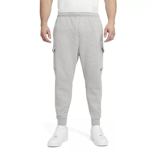 Mens Nike Sportswear Club Fleece Cargo Pants Dark Gray Grey Product Image