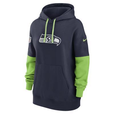 Seattle Seahawks Sideline Essential Nike Women's NFL Pullover Hoodie Product Image