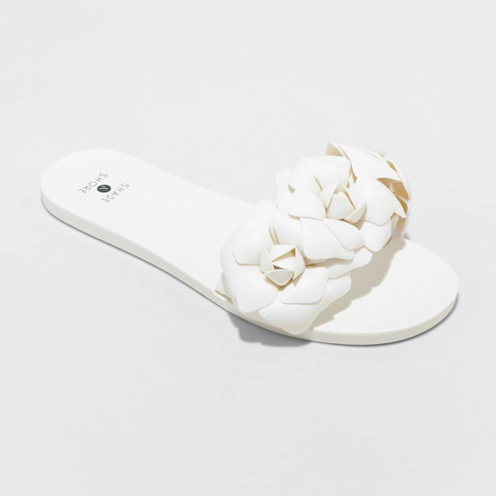 Womens Mallory Jelly Sandals - Shade & Shore Cream 9 Product Image