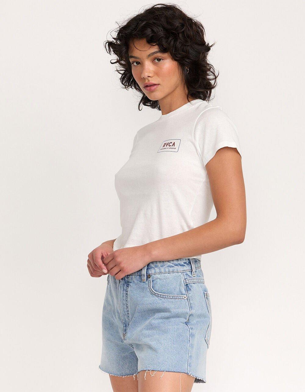 RVCA 411 Womens Fitted Baby Tee Product Image