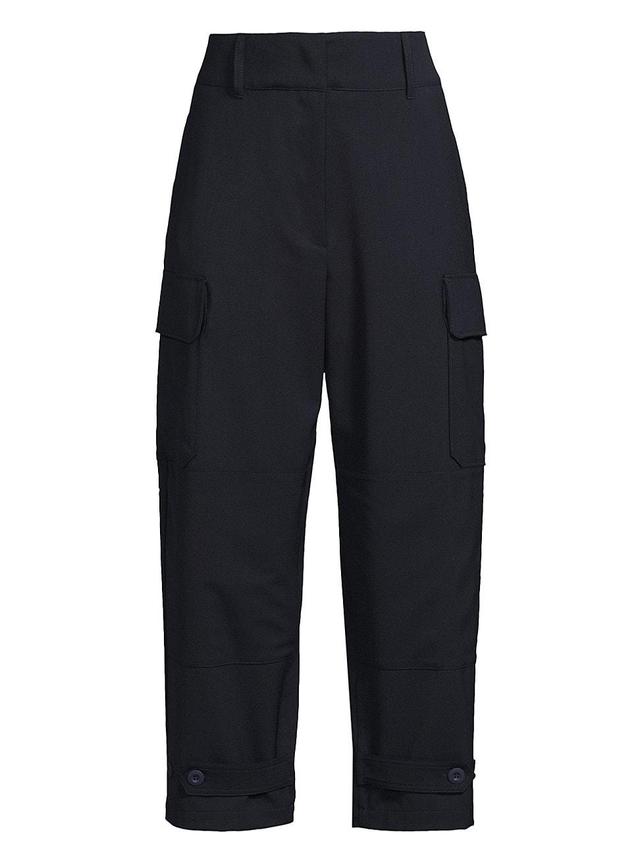 Womens Boris High-Rise Cropped Cargo Pants Product Image