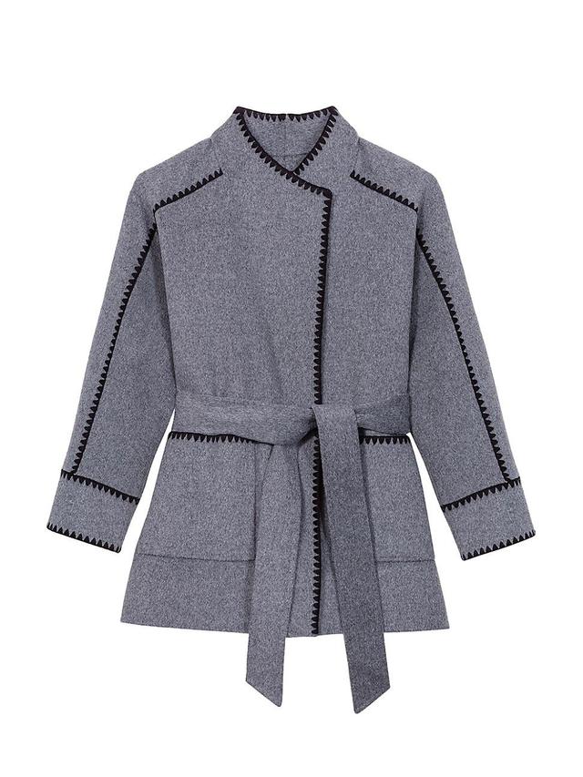 Womens Double-Faced Coat Product Image