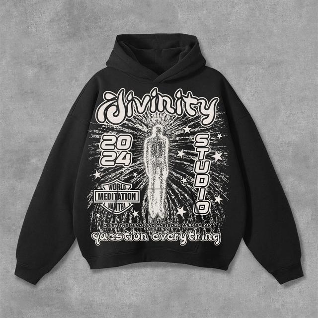 Hellstar Divine Meditation No 88 Graphics Pocket Hoodie Product Image