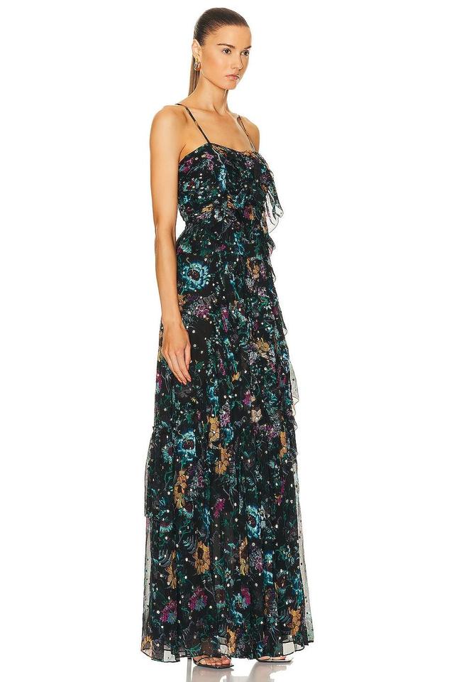 Ulla Johnson Colette Floral Silk Blend Gown Product Image