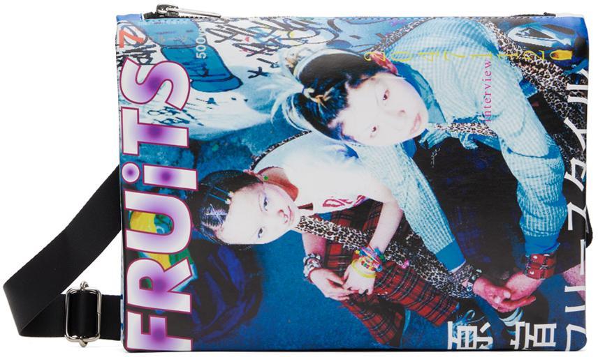 Multicolor 'FRUiTS' Magazine Bag Product Image