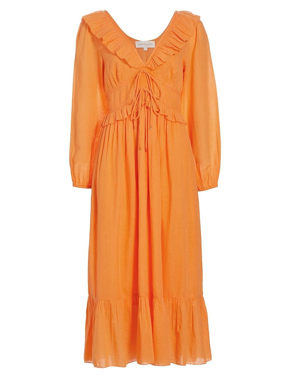 Womens Taylor Cotton Maxi Dress Product Image