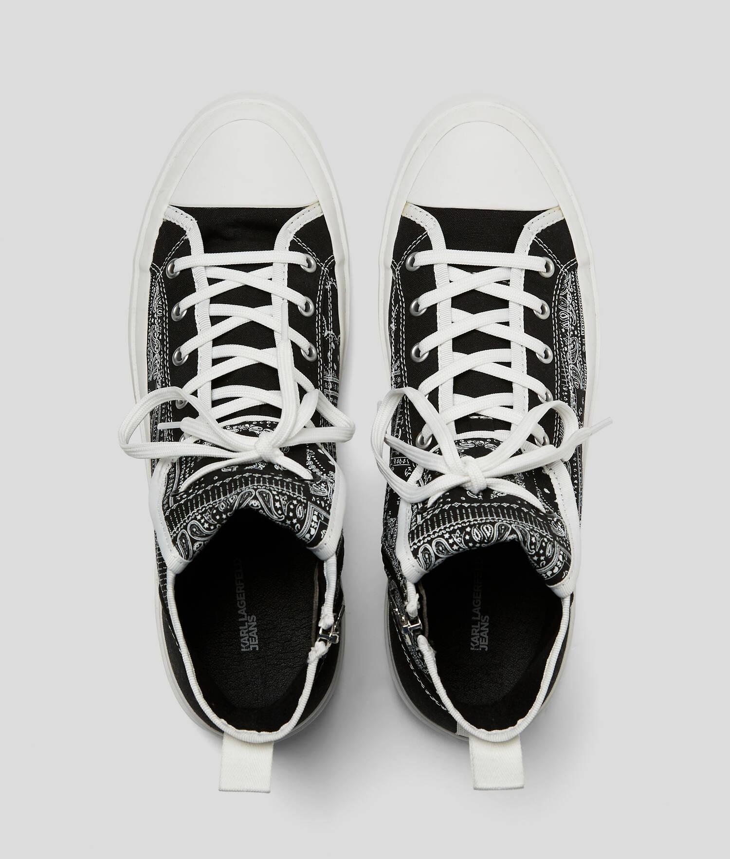 KLJ VULC BANDANA-PRINT HIGH-TOP SNEAKERS Product Image