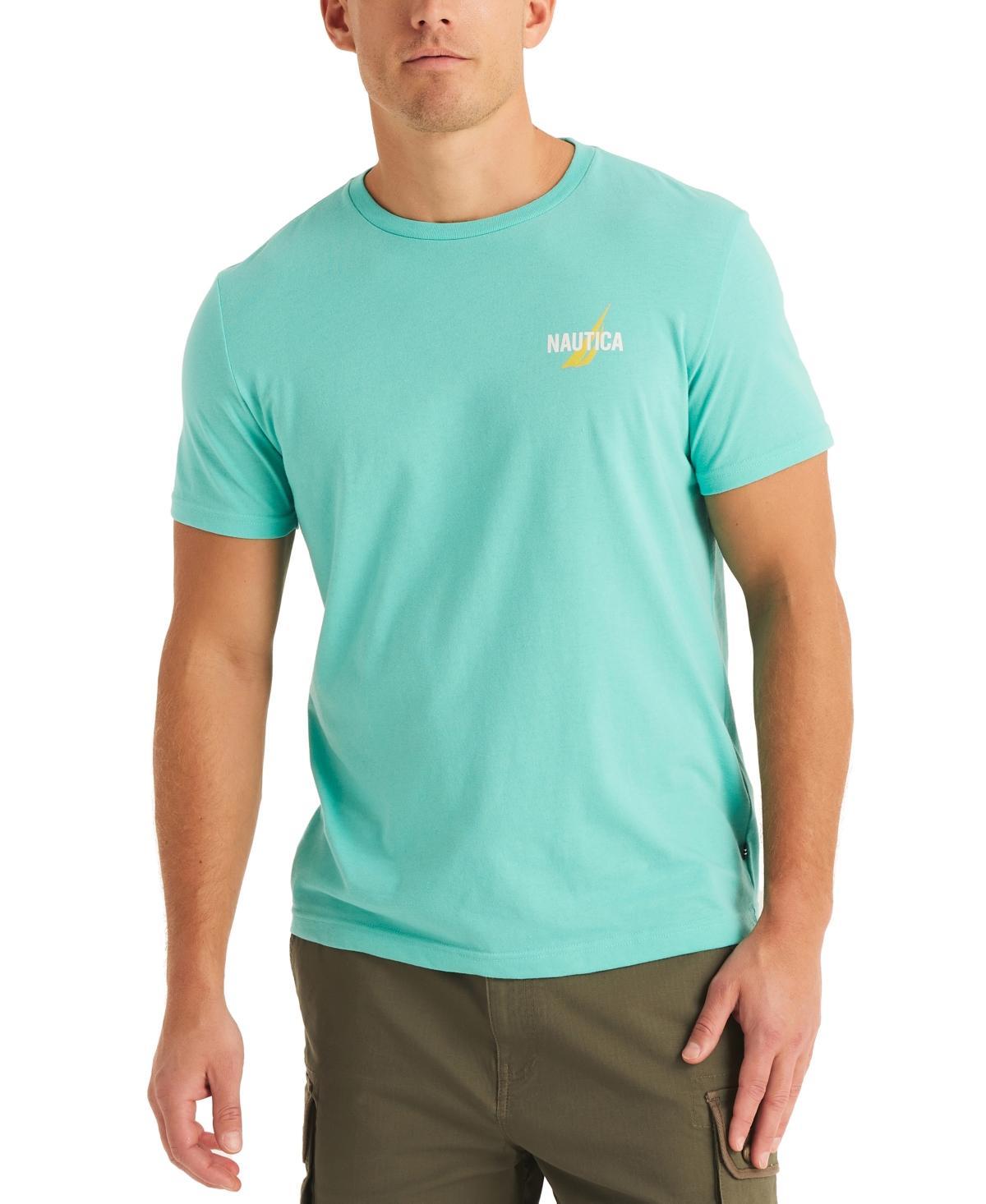 Nautica Mens Shrimp Cocktail Short Sleeve Crewneck Graphic Tee Product Image