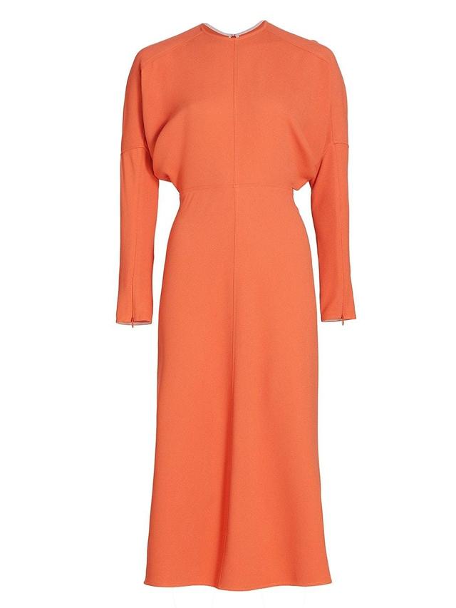 Womens Stretch Dolman-Sleeve Midi-Dress Product Image