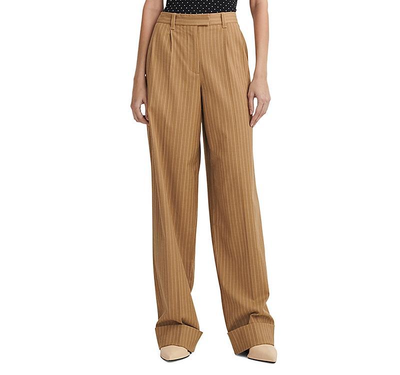 rag & bone Marianne Striped High Rise Wide Leg Pants Product Image