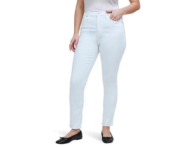 Madewell High-Rise Stovepipe Jeans in Pure (Pure ) Women's Jeans Product Image