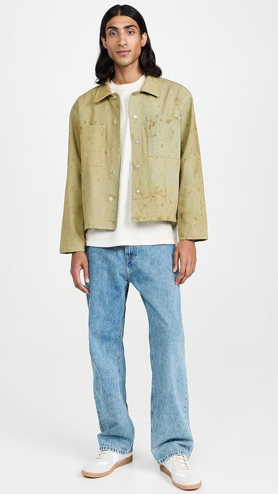 FRAME Painted Denim Shirt Jacket | Shopbop Product Image