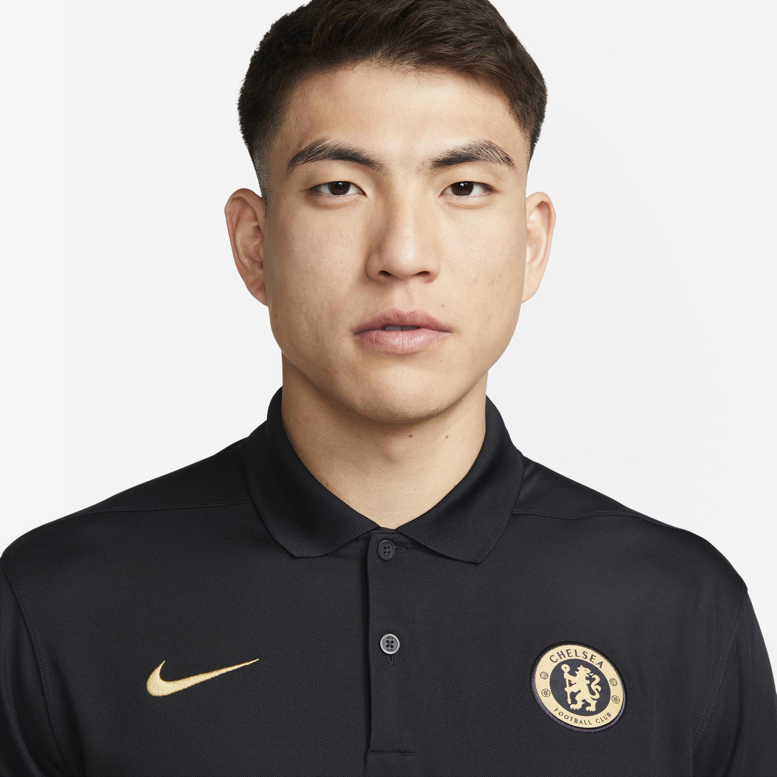 Mens Nike Navy Chelsea Victory Performance Polo Shirt Product Image