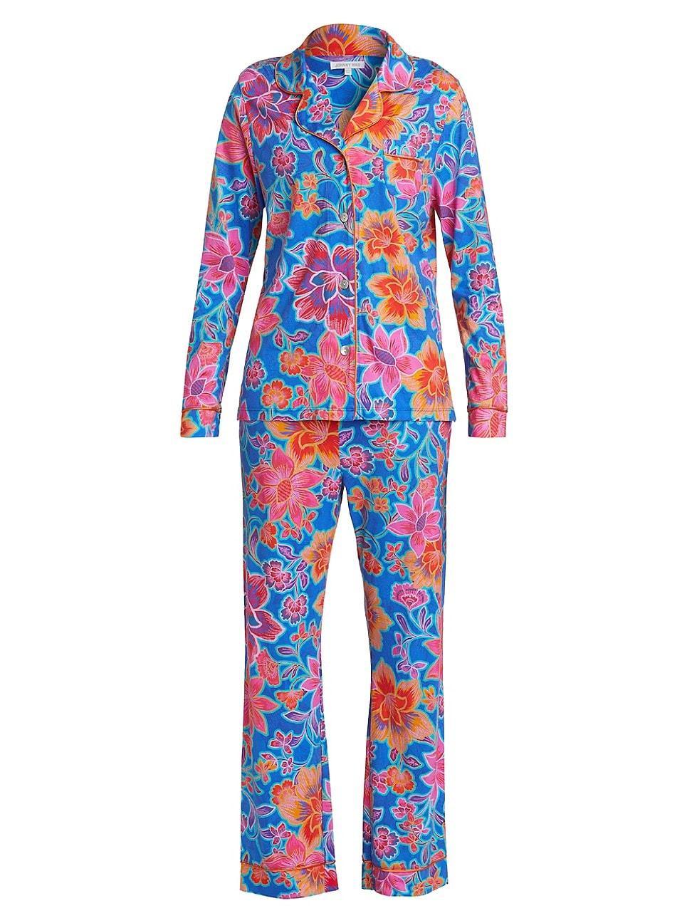 Womens Daniela Floral Cotton-Blend Pajamas Product Image