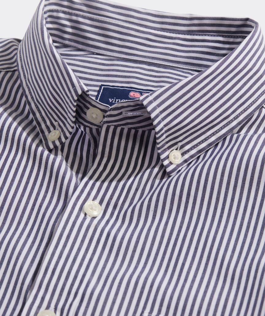 Stretch Poplin Stripe Shirt Product Image