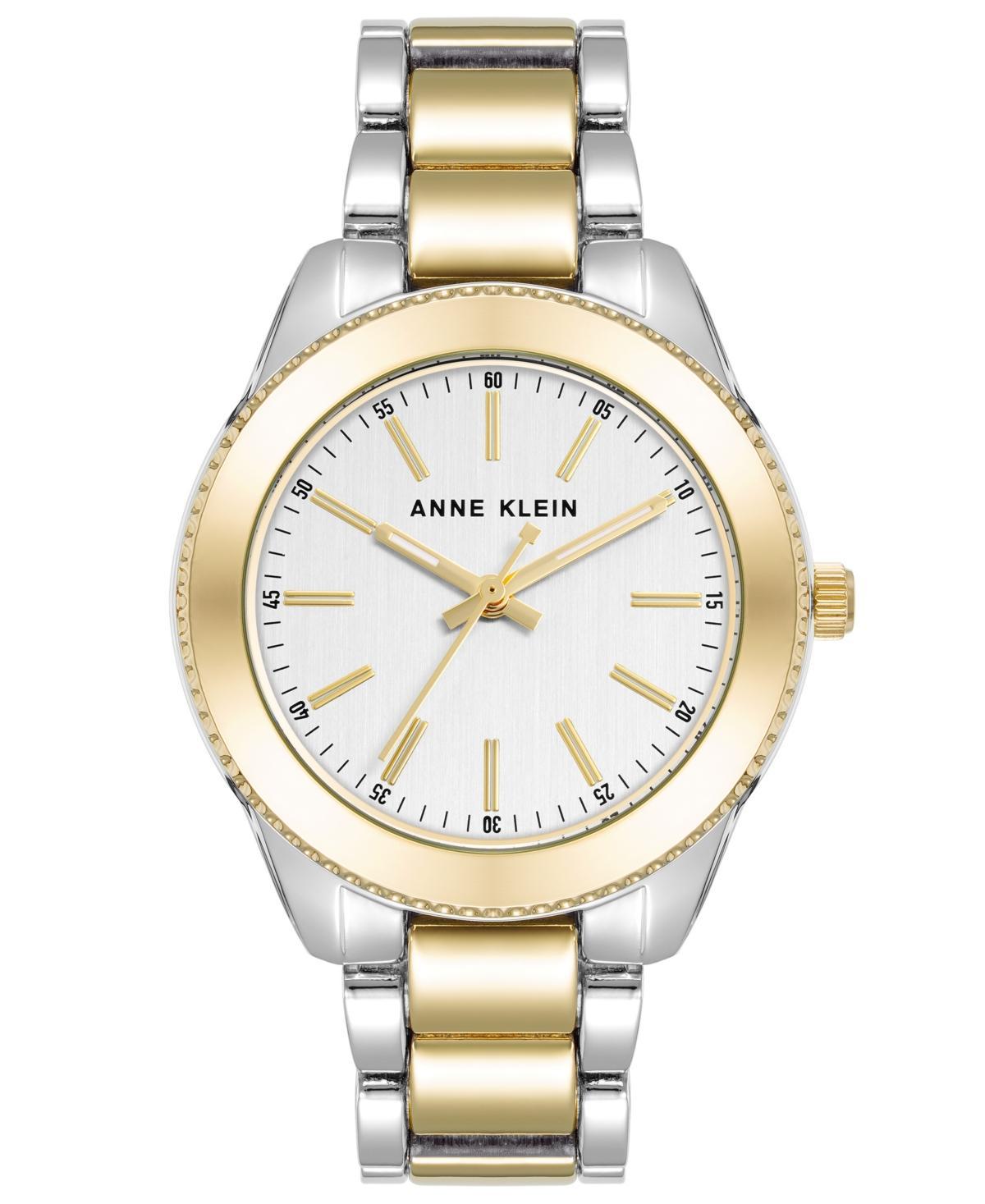 Anne Klein Womens Quartz Two-Tone Alloy Link Bracelet Watch, 37.5mm - Two-tone Product Image