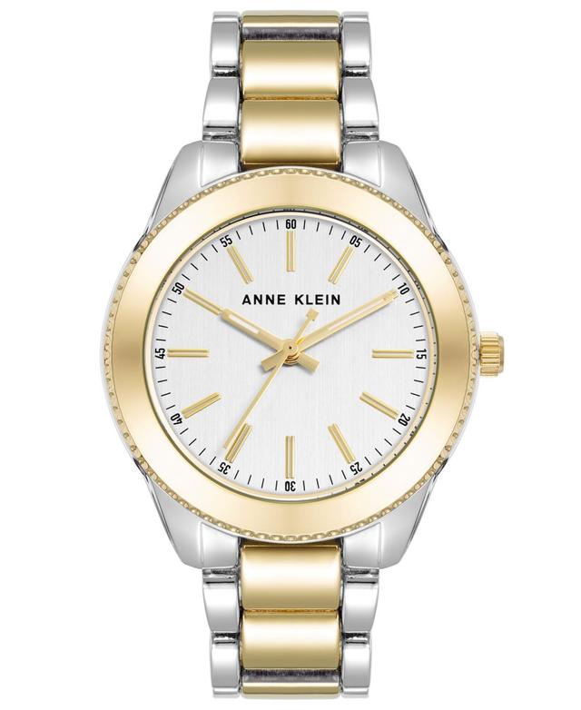 Anne Klein Womens Quartz Two-Tone Alloy Link Bracelet Watch, 37.5mm - Two-tone Product Image