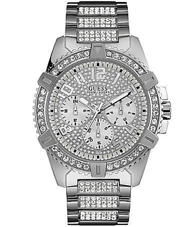 Guess Mens Crystal Embellished Multifunction Watch Product Image