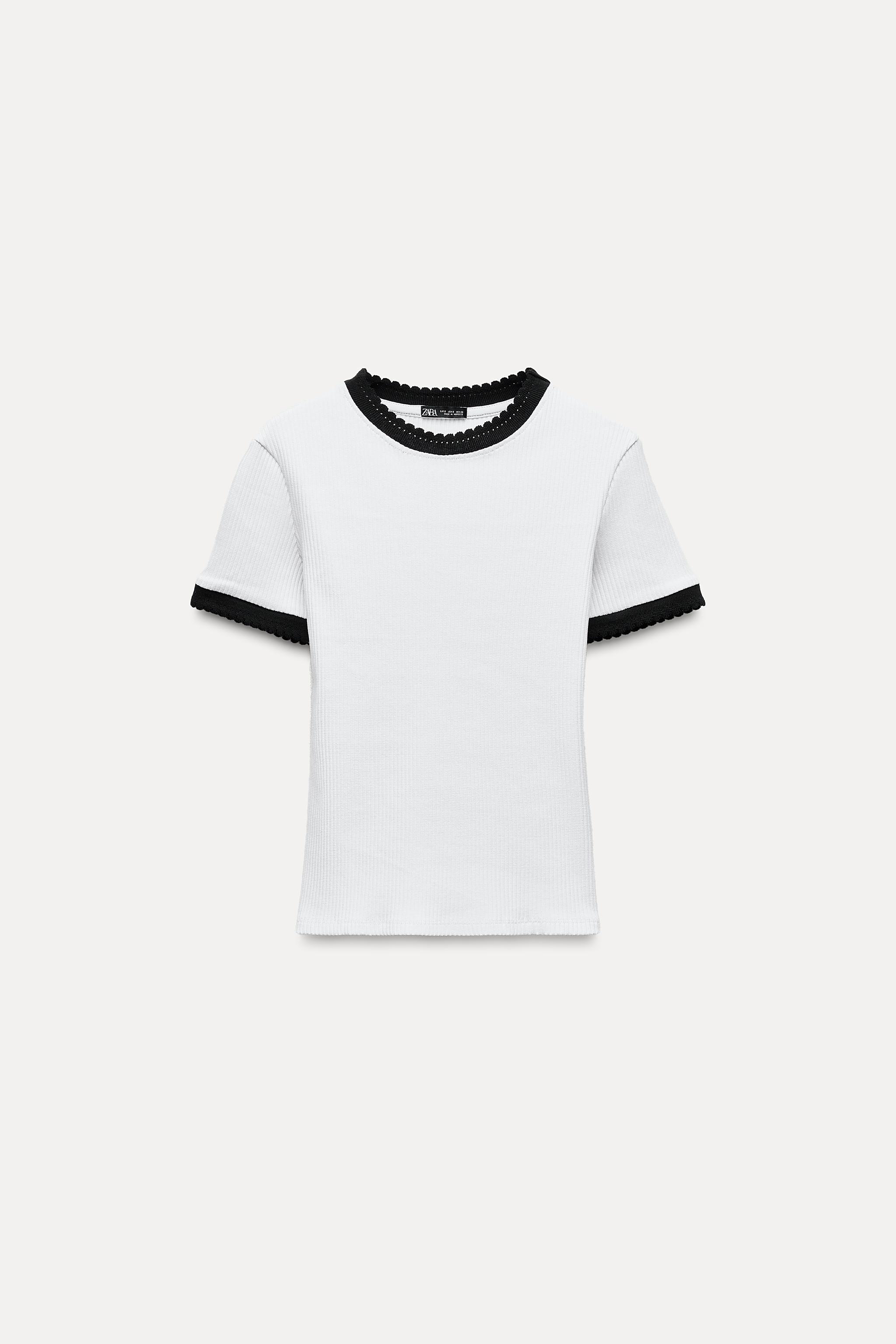 CONTRAST TRIM T-SHIRT Product Image