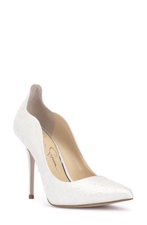 Jessica Simpson Bridal Collection Wayva Stiletto Rhinestone Pumps Product Image