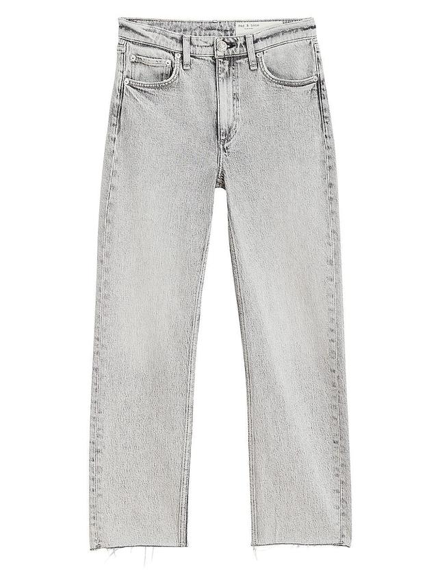 Womens Harlow High-Rise Straight-Leg Jeans Product Image