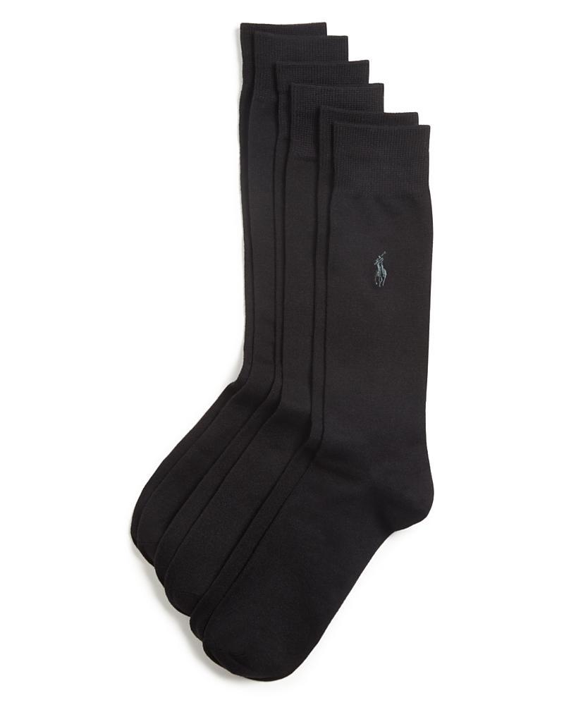 Polo Ralph Lauren Mens 3 Pk. Supersoft Dress Socks Product Image