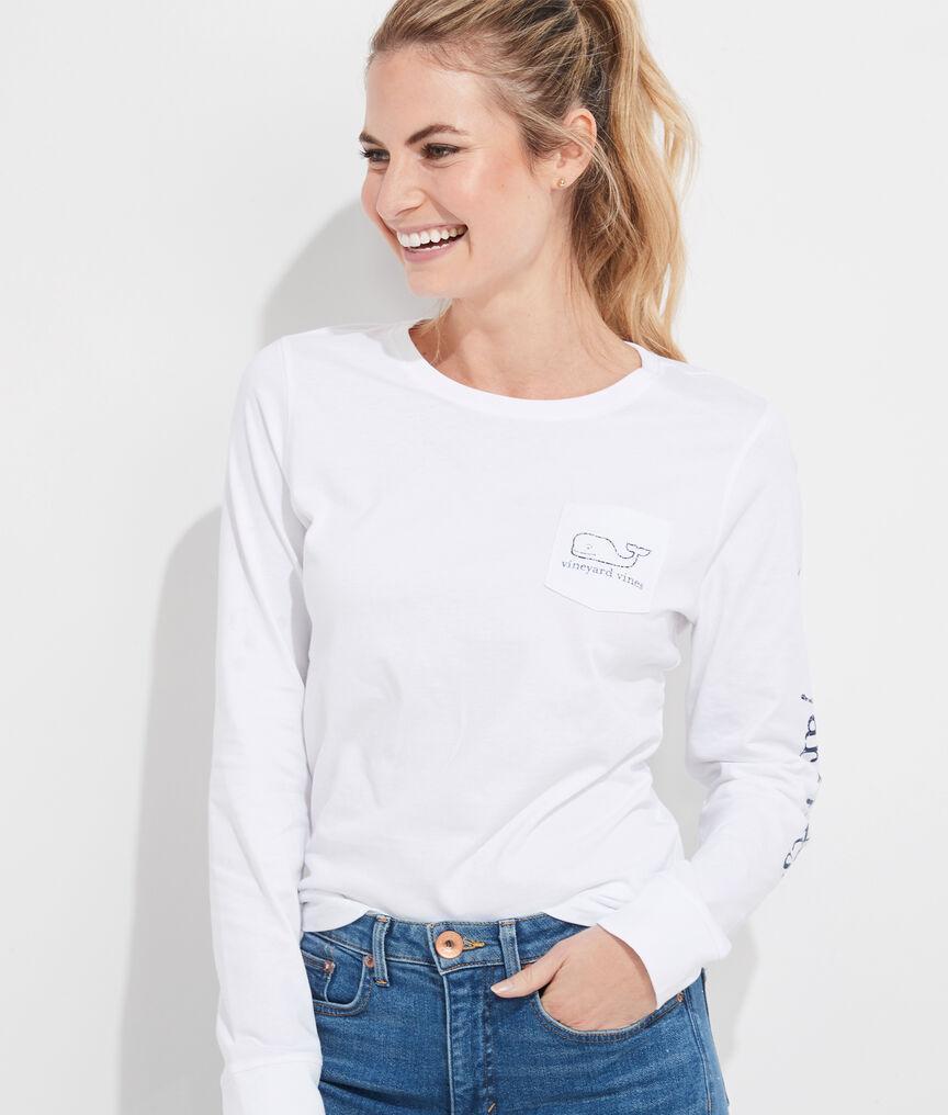 Print Whale Long-Sleeve Tee Product Image