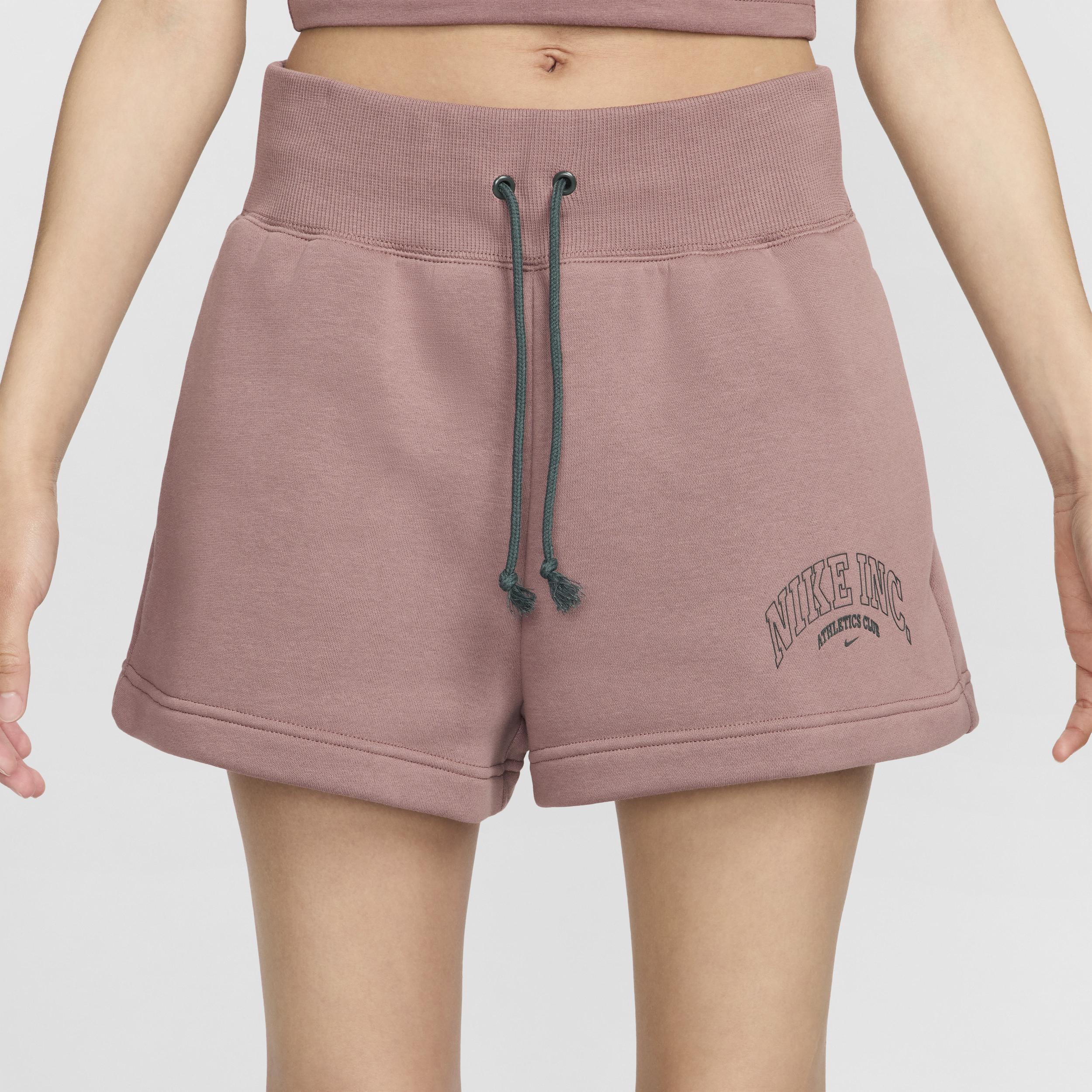 Women's Nike Sportswear Phoenix Fleece High-Waisted Shorts Product Image