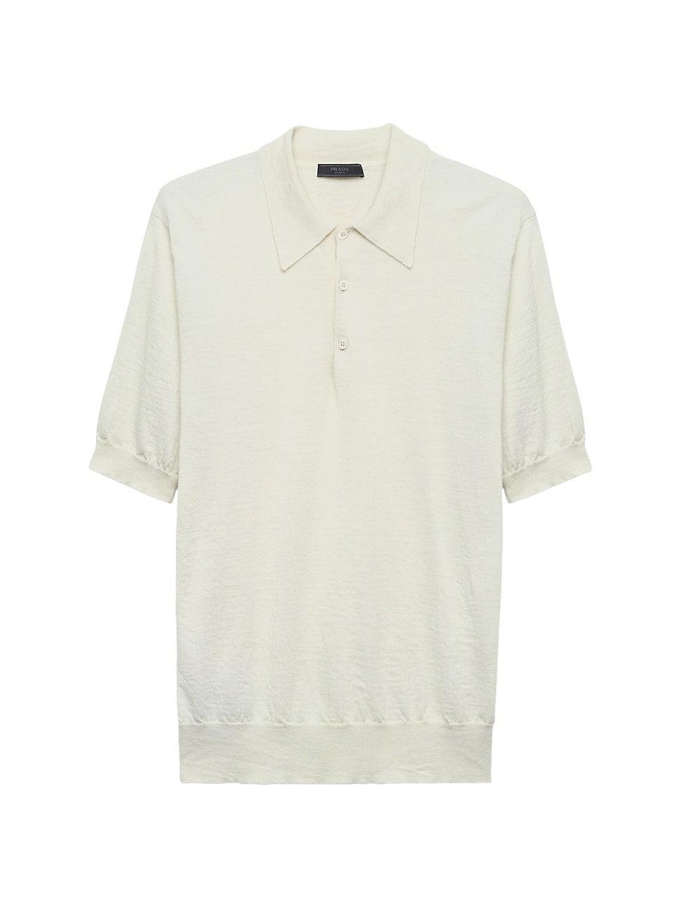 Mens Cashmere Polo Shirt Product Image