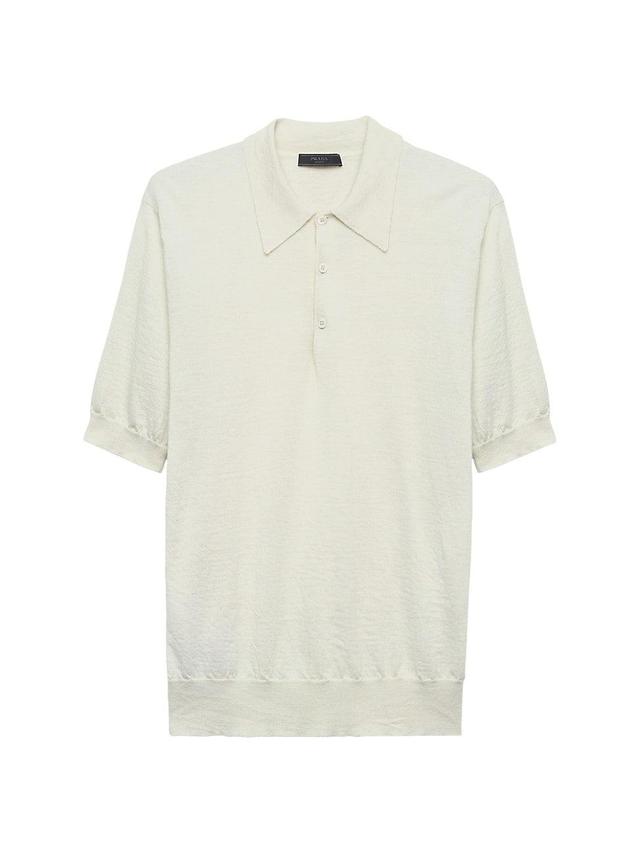 Mens Cashmere Polo Shirt Product Image