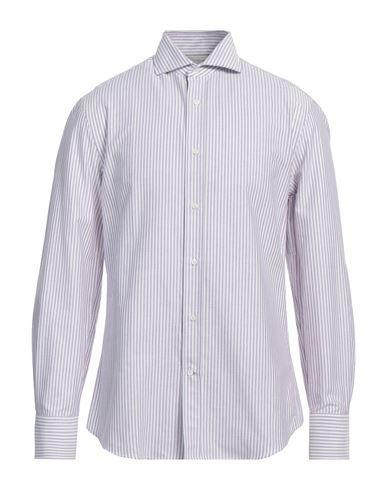 BRUNELLO CUCINELLI Man Shirt Purple Size 3xl Cotton Product Image