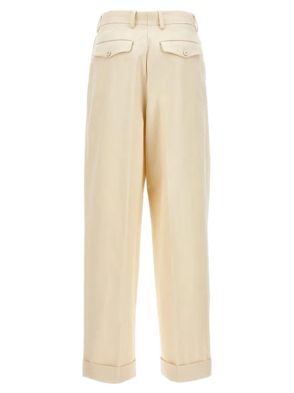 Partan Pants In Cream Product Image