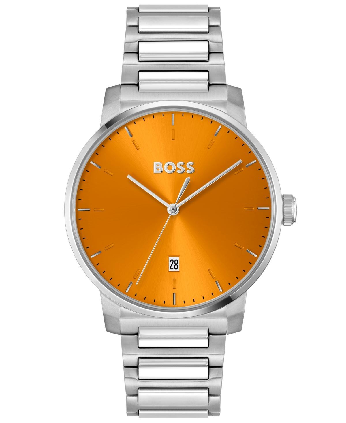 Hugo Boss Mens Dean Quartz Analog Stainless Steel Bracelet Watch Product Image