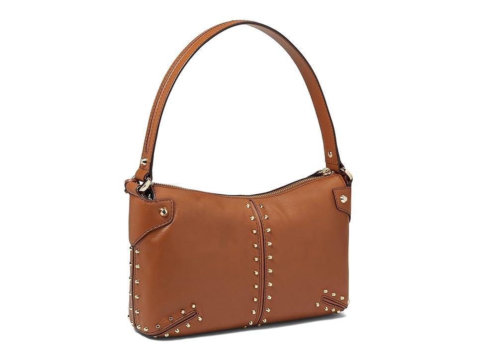 Astor Large Studded Leather Shoulder Bag Product Image