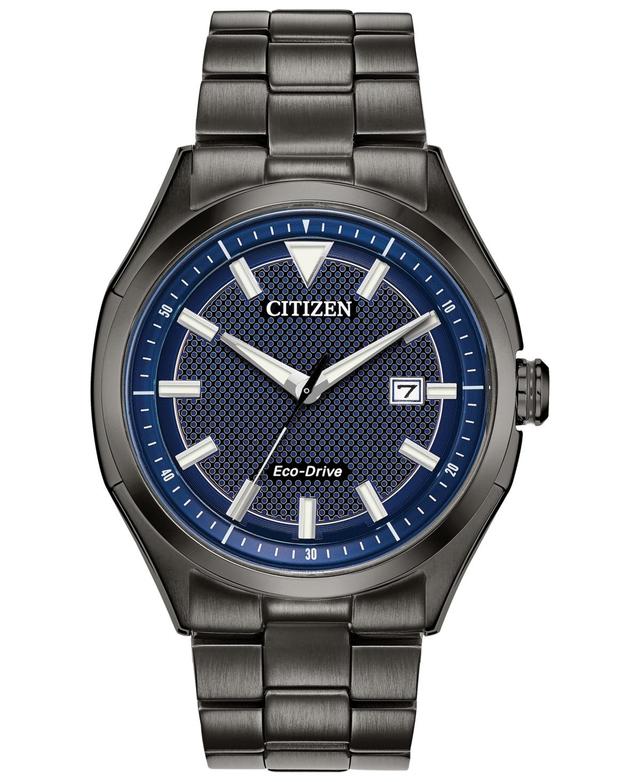 Citizen Drive From Citizen Eco-Drive Mens Wdr Black Stainless Steel Bracelet Watch 41mm - Black Product Image