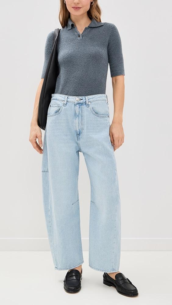 rag & bone Charlie High Rise Barrel Jeans | Shopbop Product Image