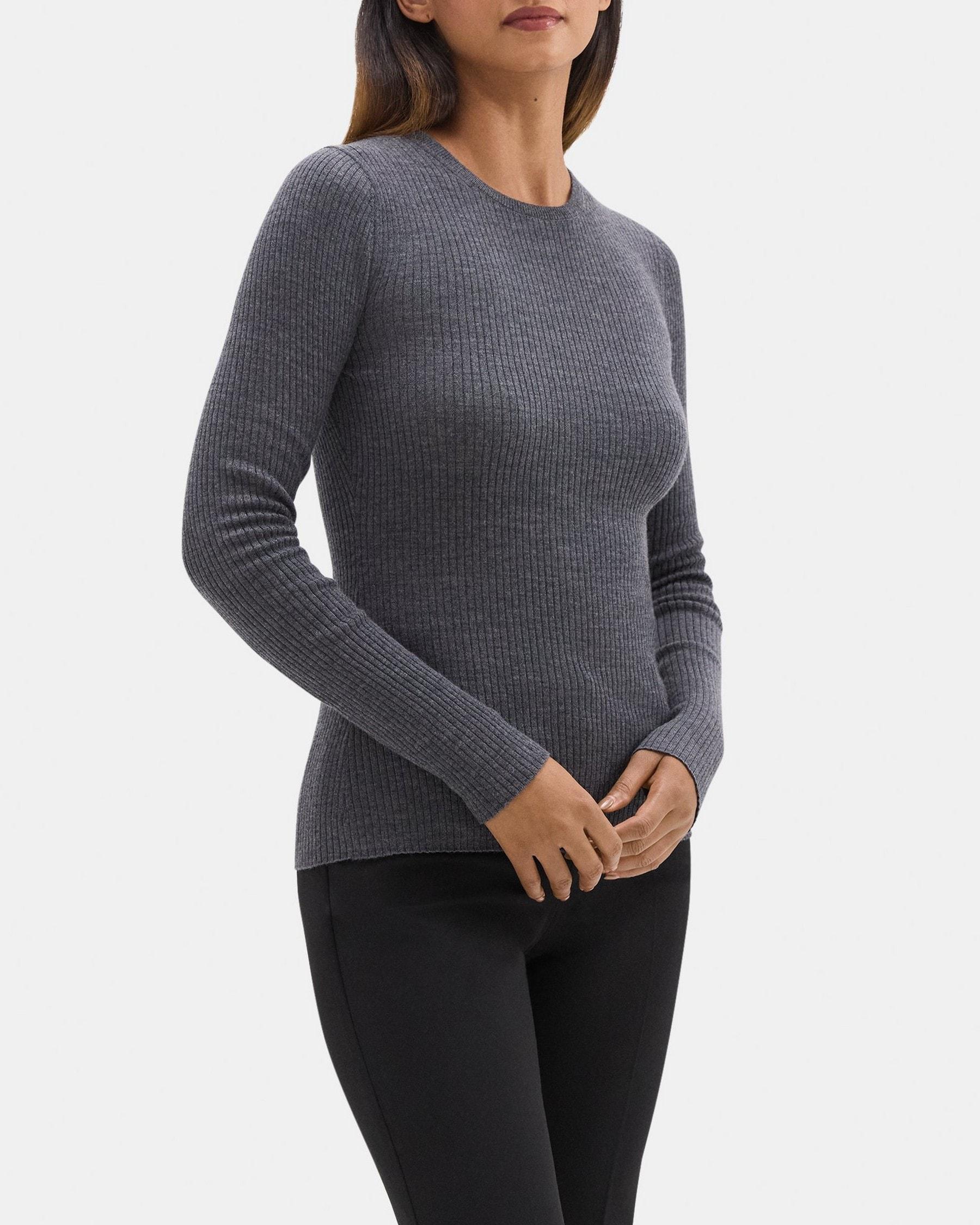 Slim-Fit Sweater in Fine Merino Wool Product Image