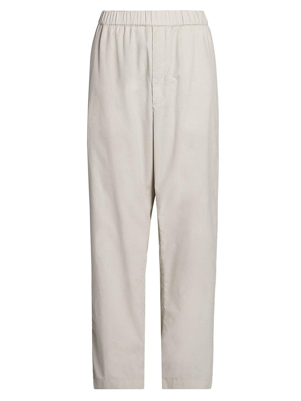 Mens Straight-Fit Cotton Trousers Product Image