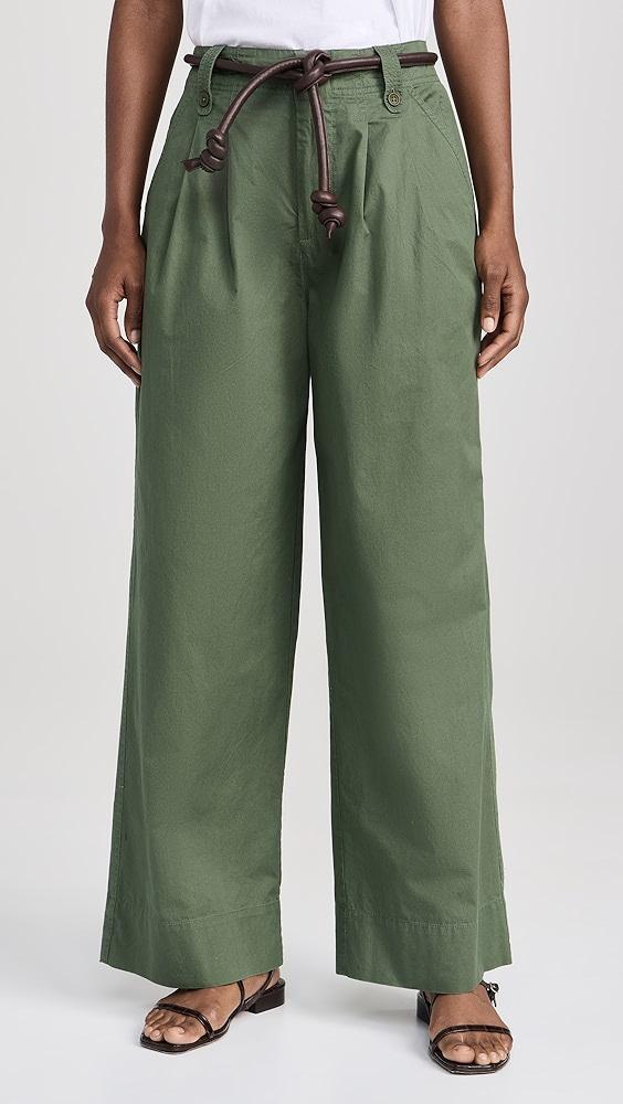 Sea Samaka Garment Dye Pants W/ Belt | Shopbop Product Image