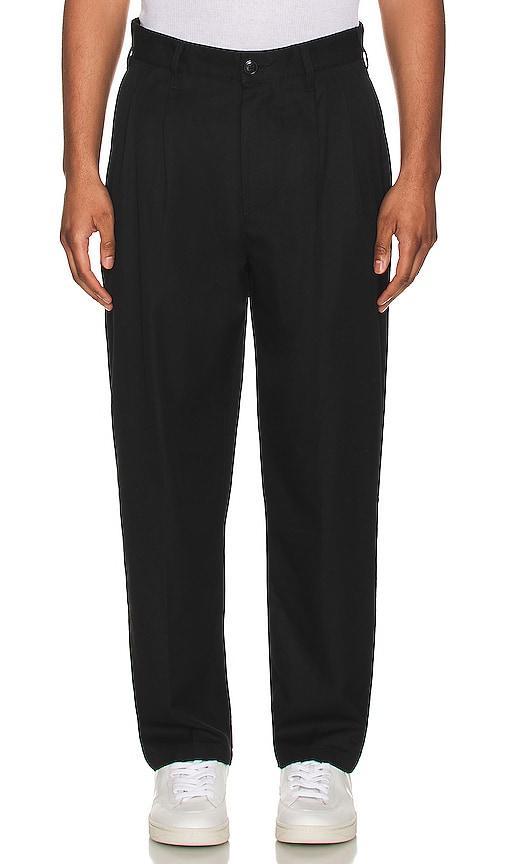 Obey Mens Fubar Pleated Trouser Pants - Black size 36 Product Image