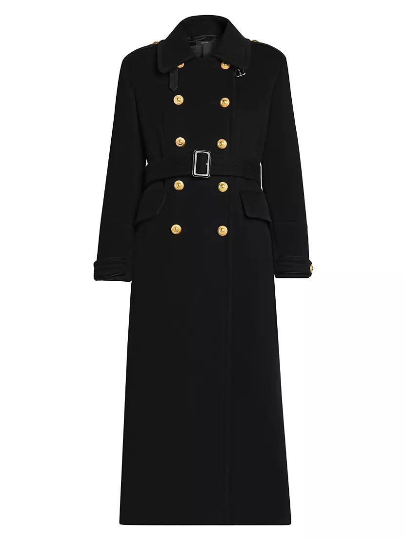 Wool Double-Breasted Belted Coat product image