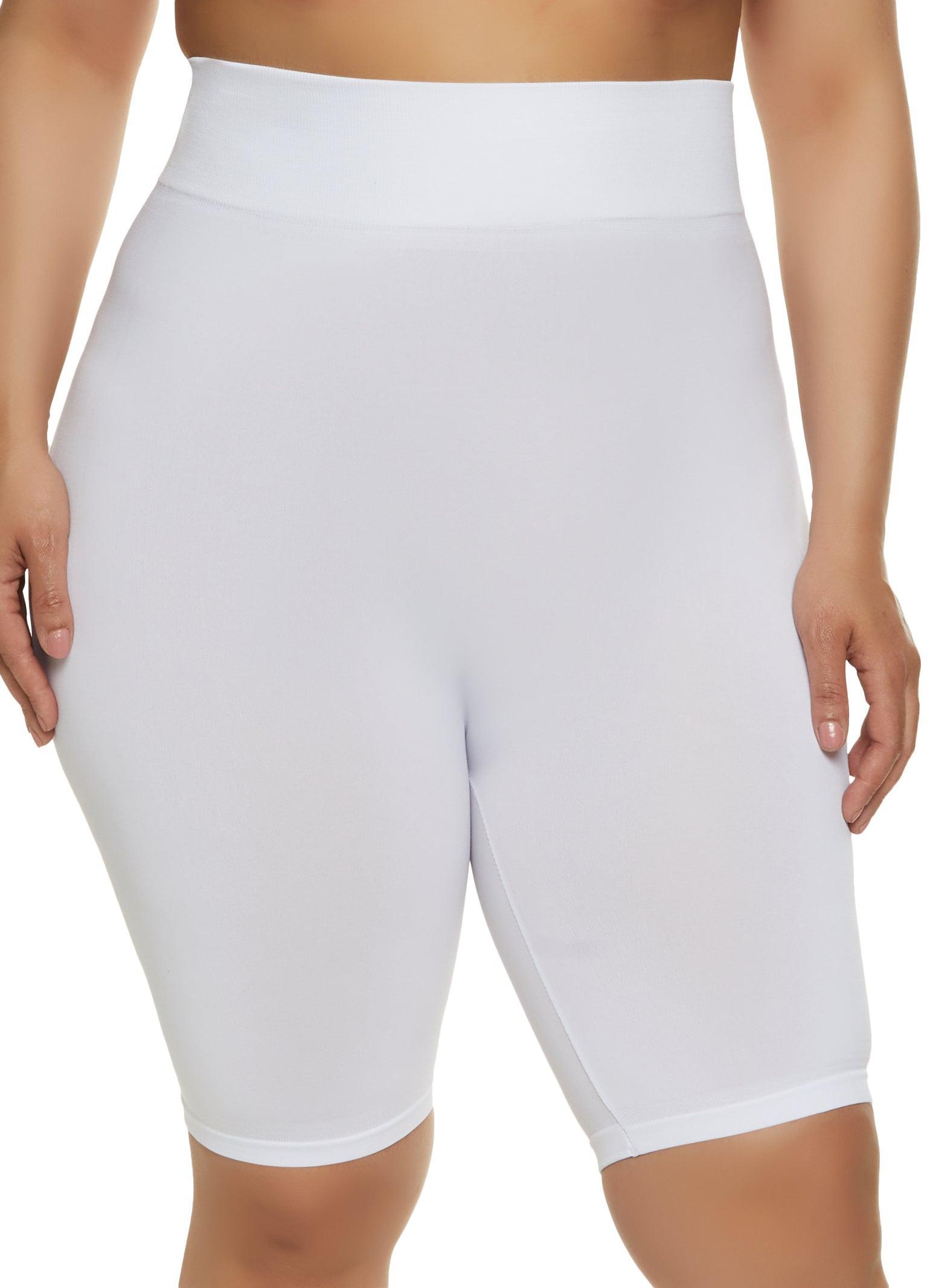 Womens Plus Size Seamless Cycling Shorts Product Image