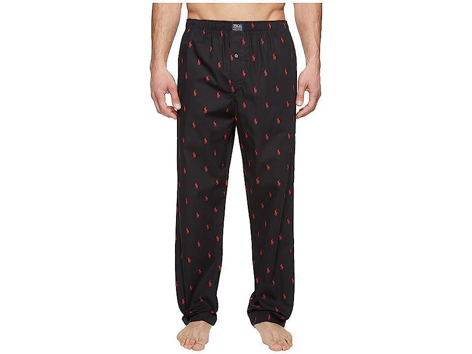 Polo Ralph Lauren Pony-Print Woven Pajama Pants Product Image