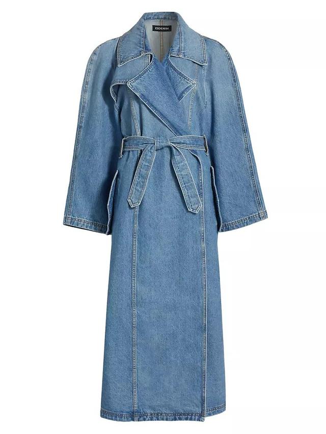 Kosmo Denim Trench Coat Product Image