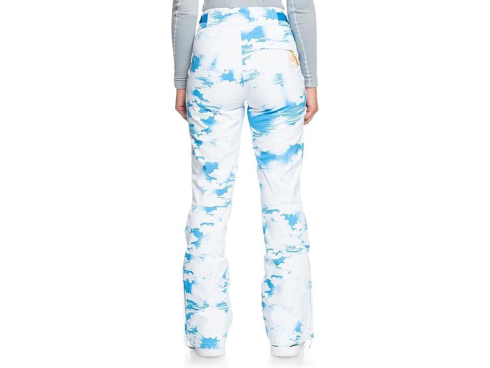 Roxy Chloe Kim Snow Pants (Azure Clouds) Women's Outerwear Product Image