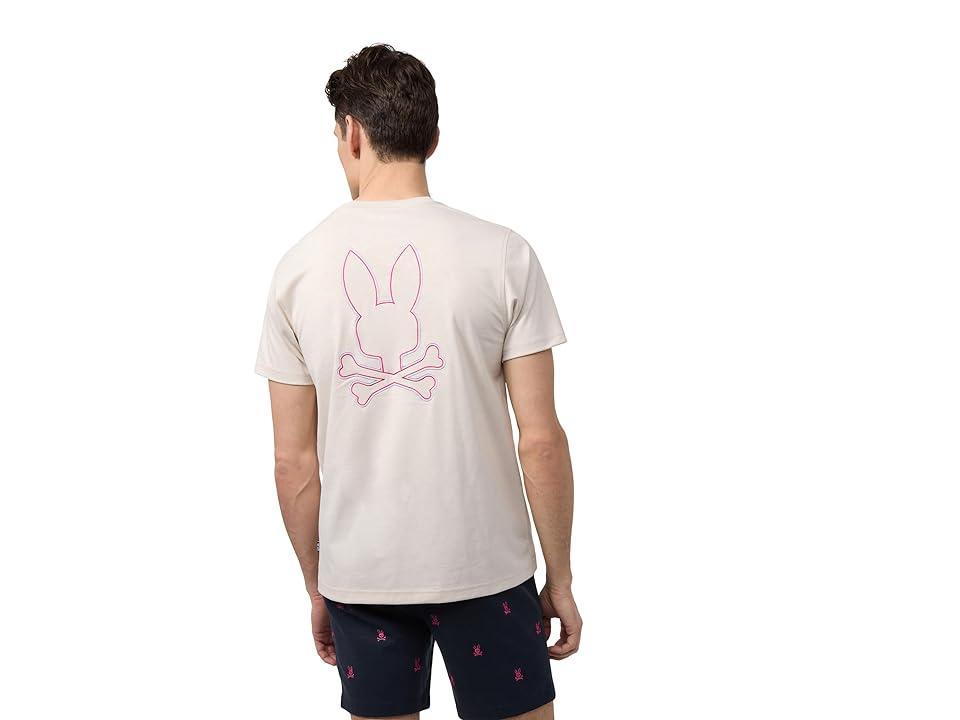 Psycho Bunny Wasterlo Back Graphic Tee (Natural Linen) Men's T Shirt Product Image