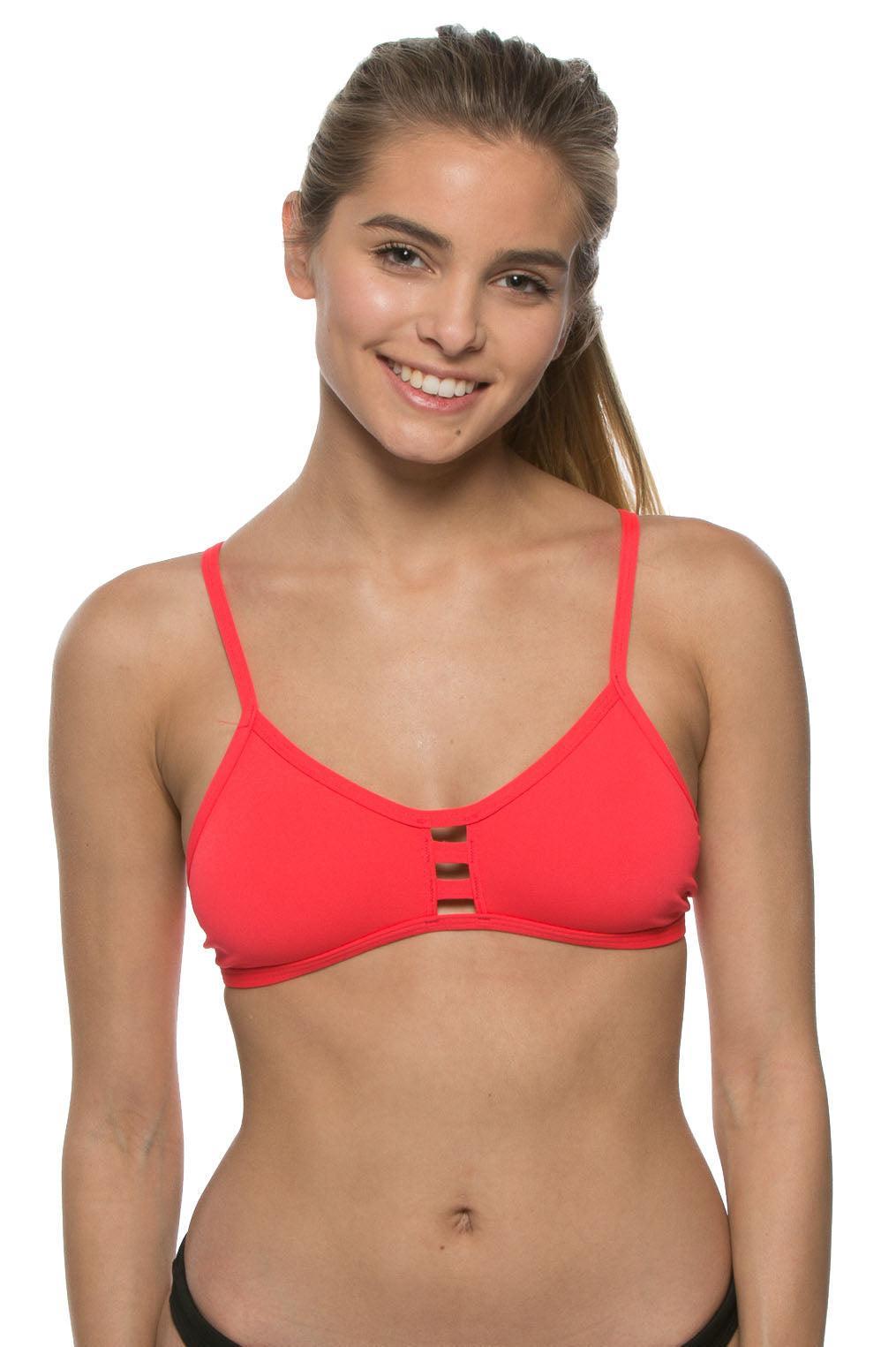 Tomcat Bikini Top - Papaya Female Product Image